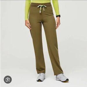 Martini Olive Livingston High Waisted Basic Scrub Pant